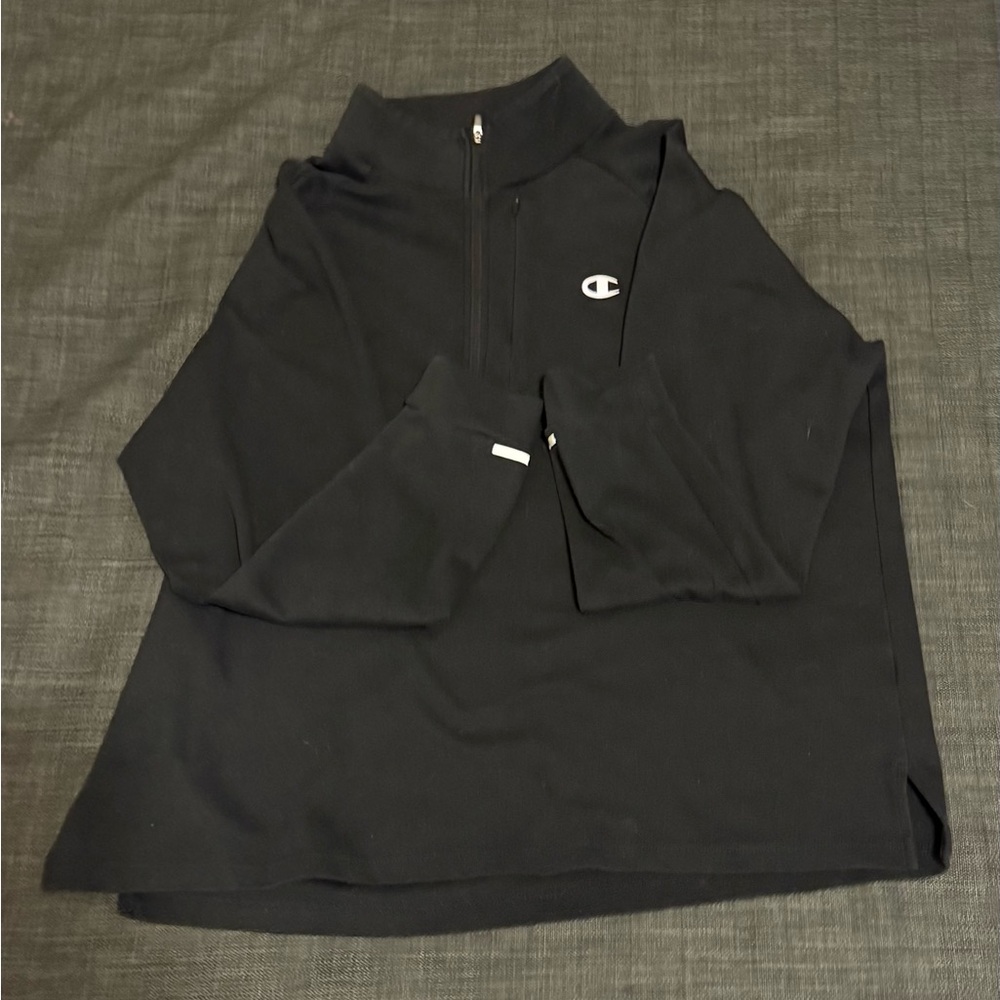 Champion Black Zip Up Sweater